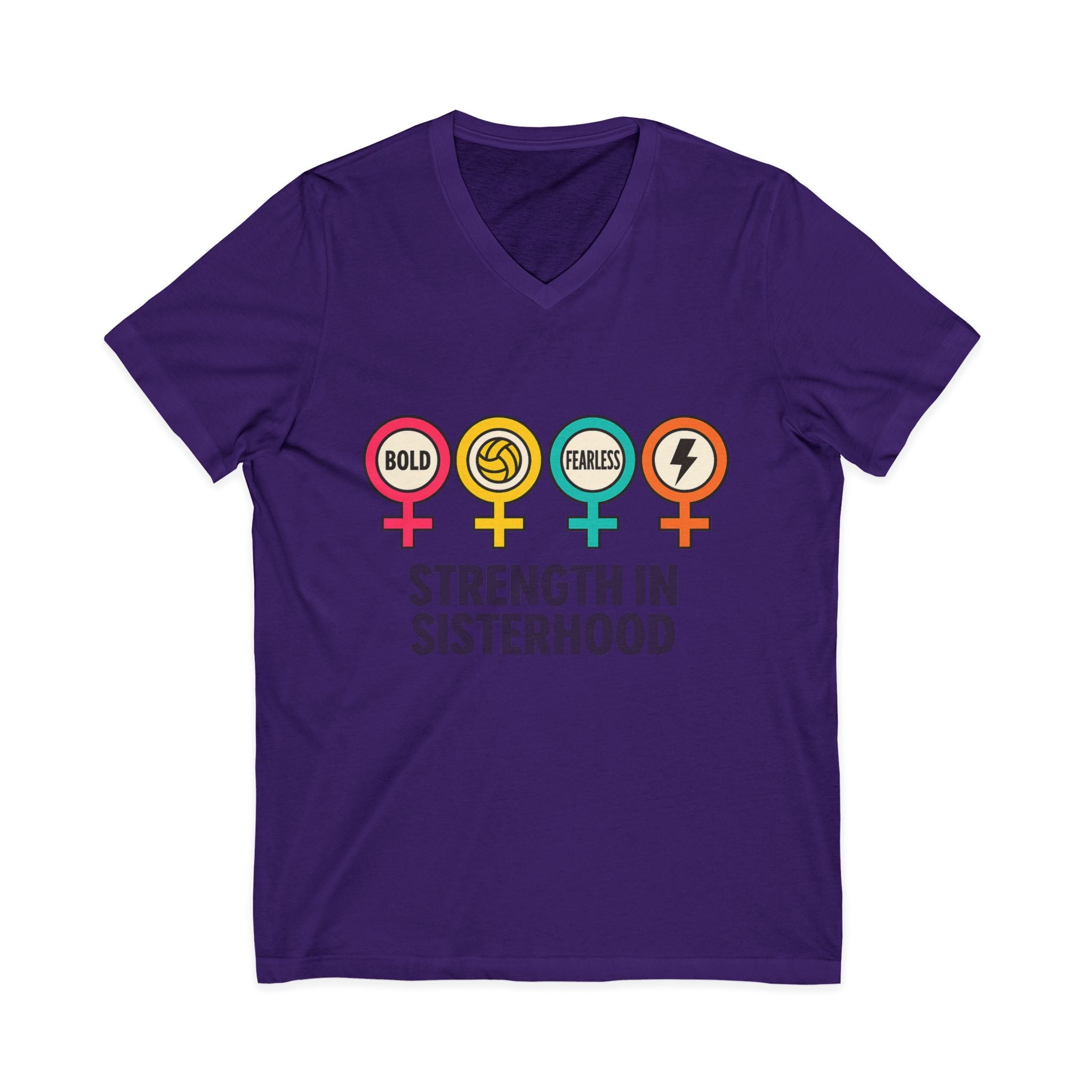 Strength in Sisterhood V-Neck Tee
