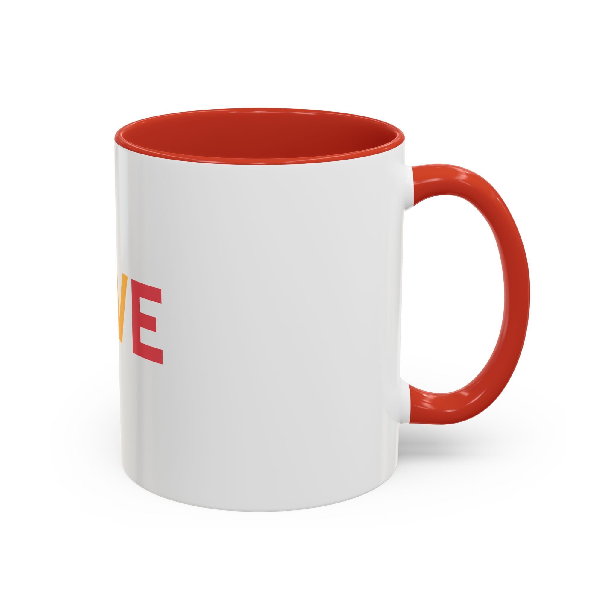 Love Soccer Accent Coffee Mug, Personalized Gift for Soccer Fans