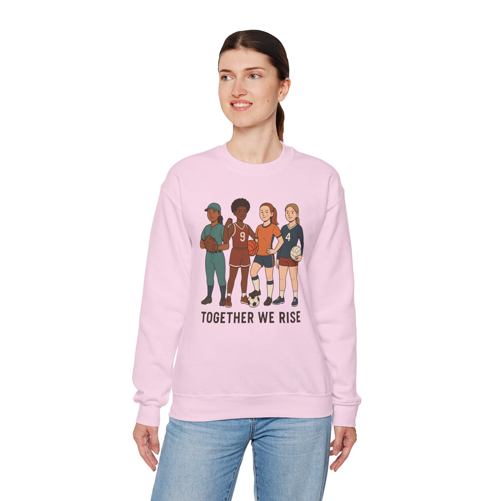Empowering Crewneck Sweatshirt: Together We Rise