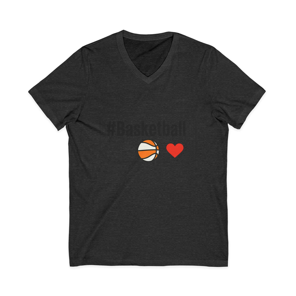 Basketball Love V-Neck Tee