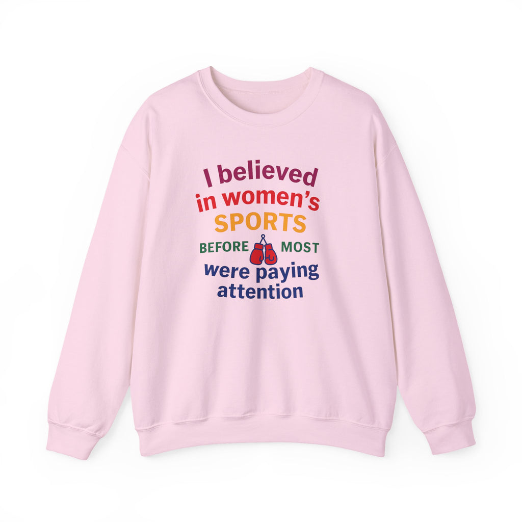 Sporty Statement Crewneck Sweatshirt, Women's Sports
