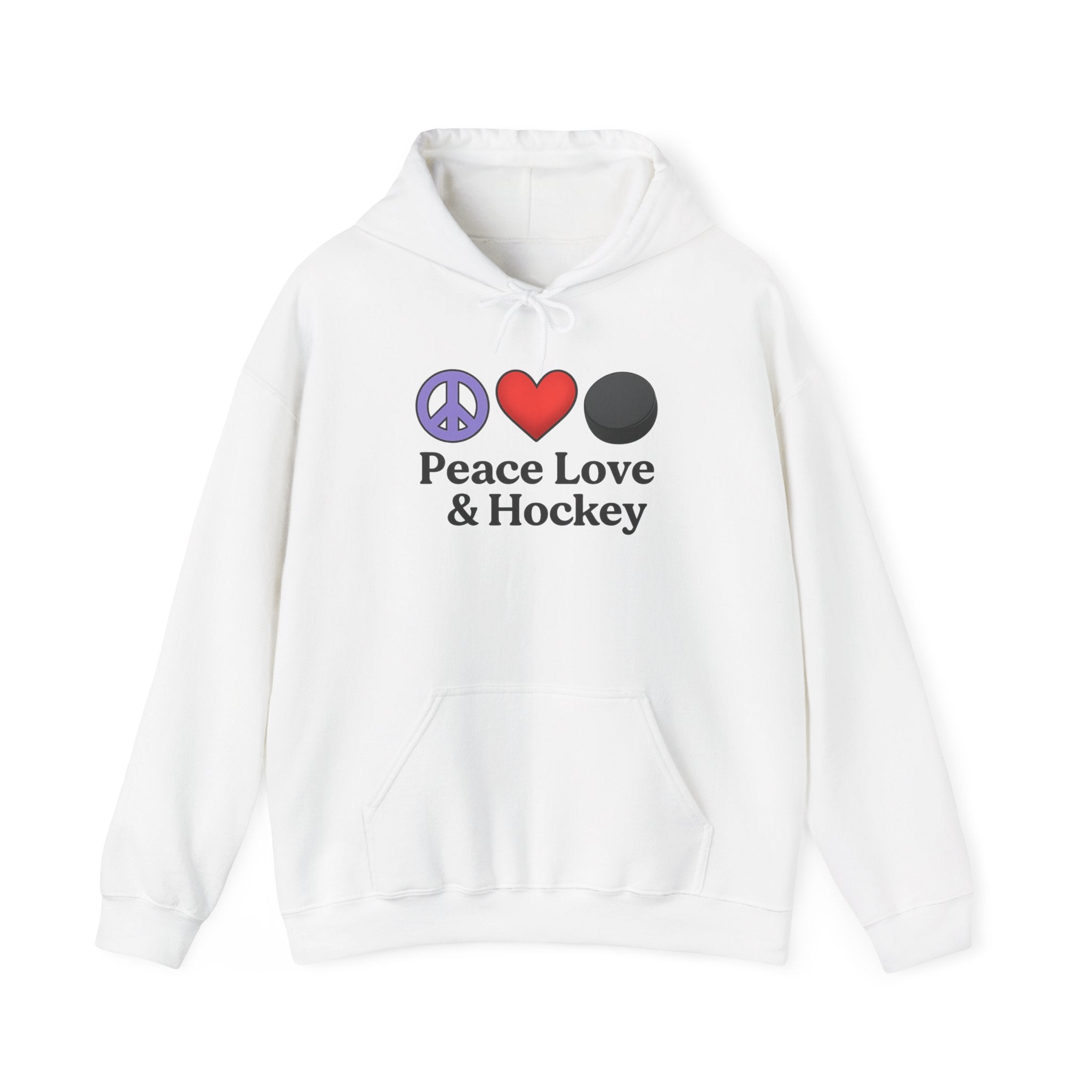 Peace Love & Hockey Hoodie