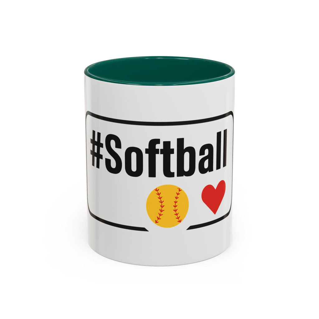 Softball Lover's Colorful Coffee Mug - 11oz & 15oz