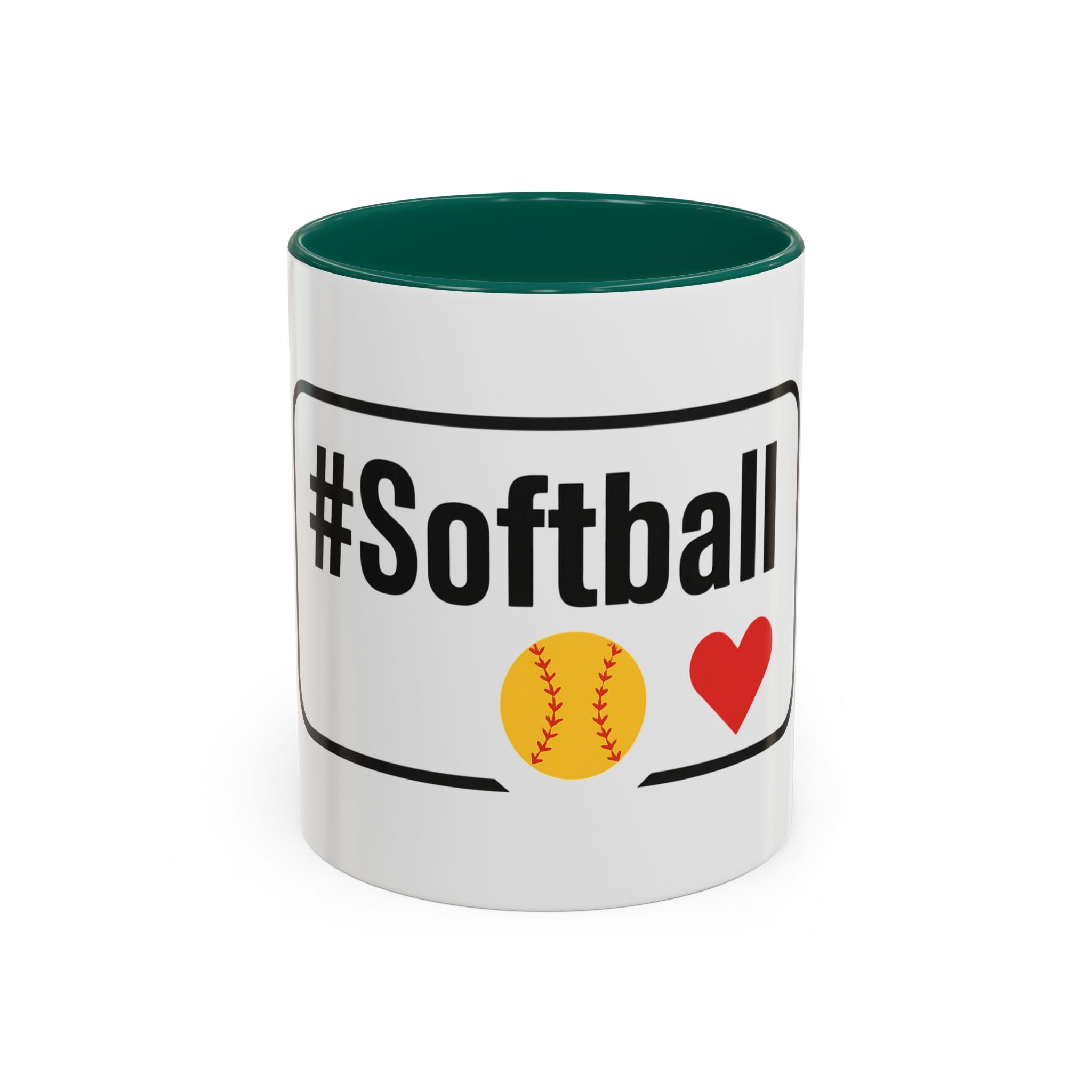 Softball Lover's Colorful Coffee Mug - 11oz & 15oz