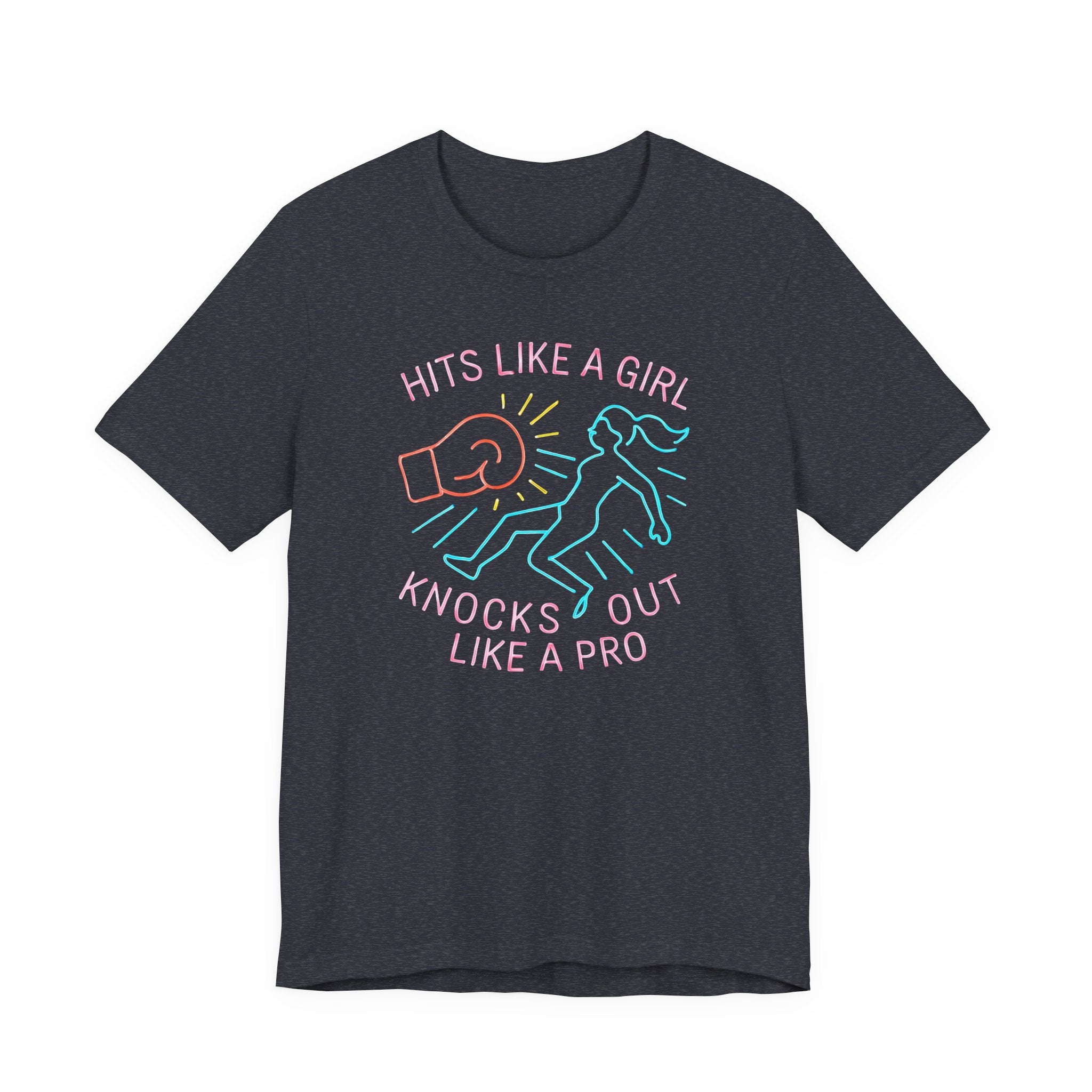 Empowering Girls Tee, Hits Like a Girl T-Shirt
