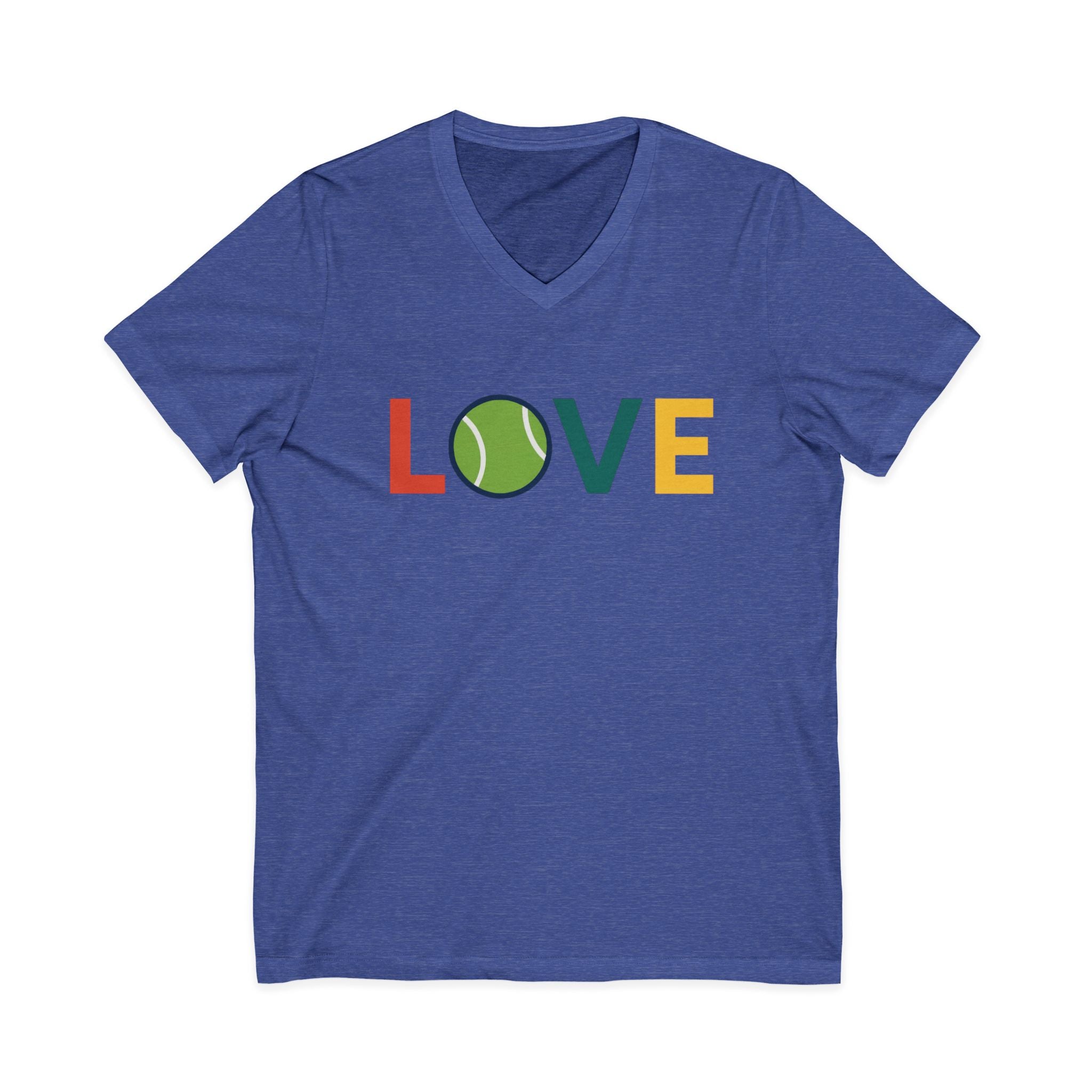 Love Tennis V-Neck Tee
