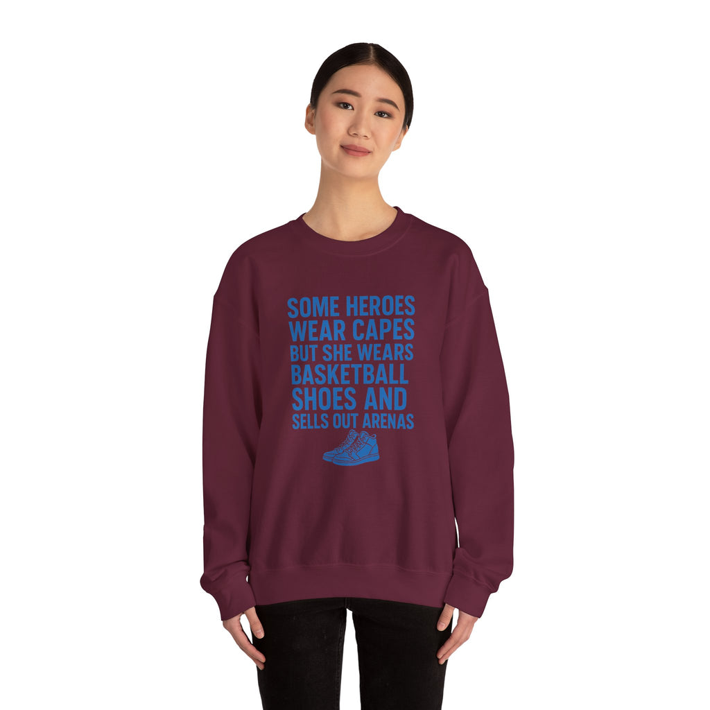 Basketball Hero Sweatshirt | Unisex Heavy Blend Crewneck