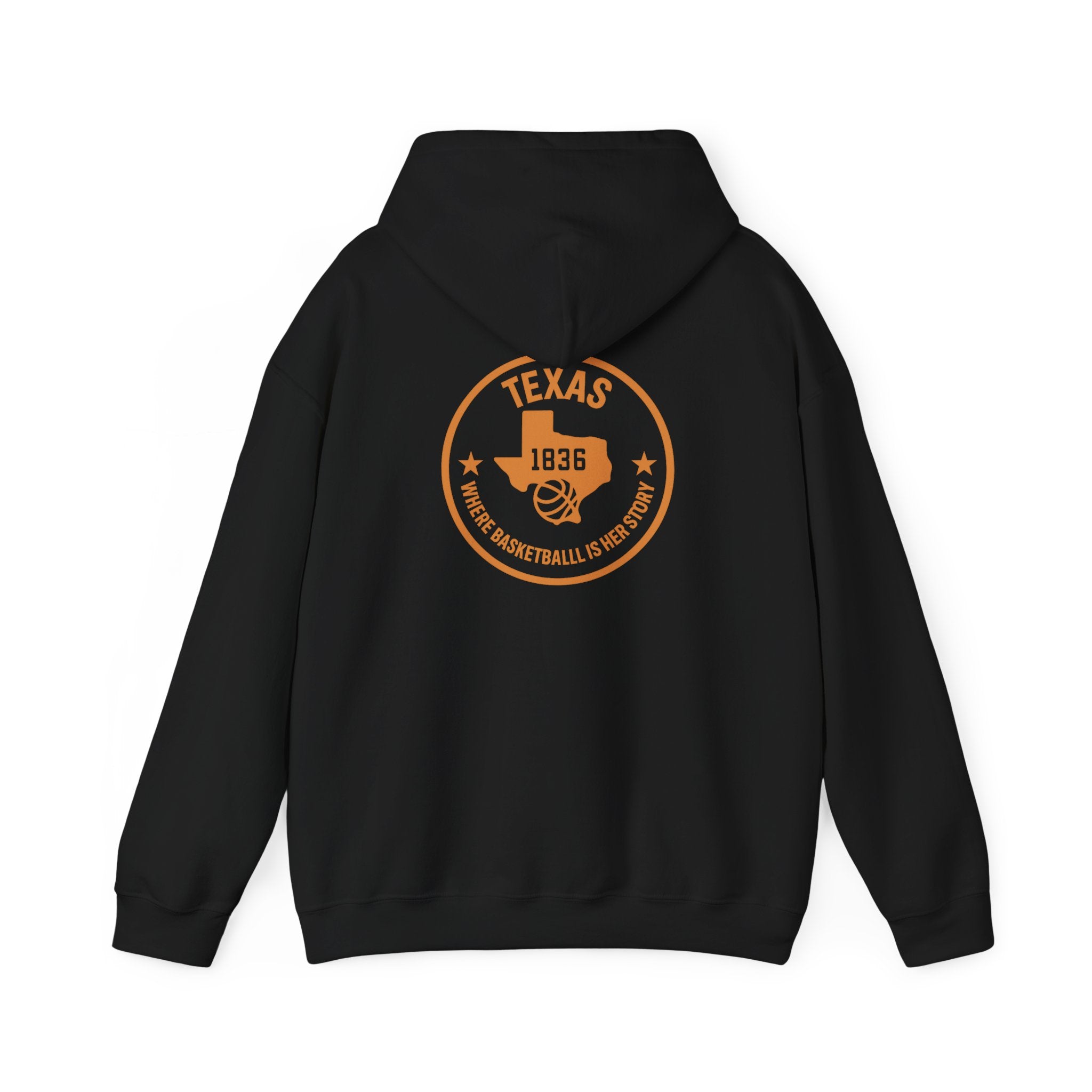 Texas 1836 Basketball Hoodie — Retro State Pride Pullover