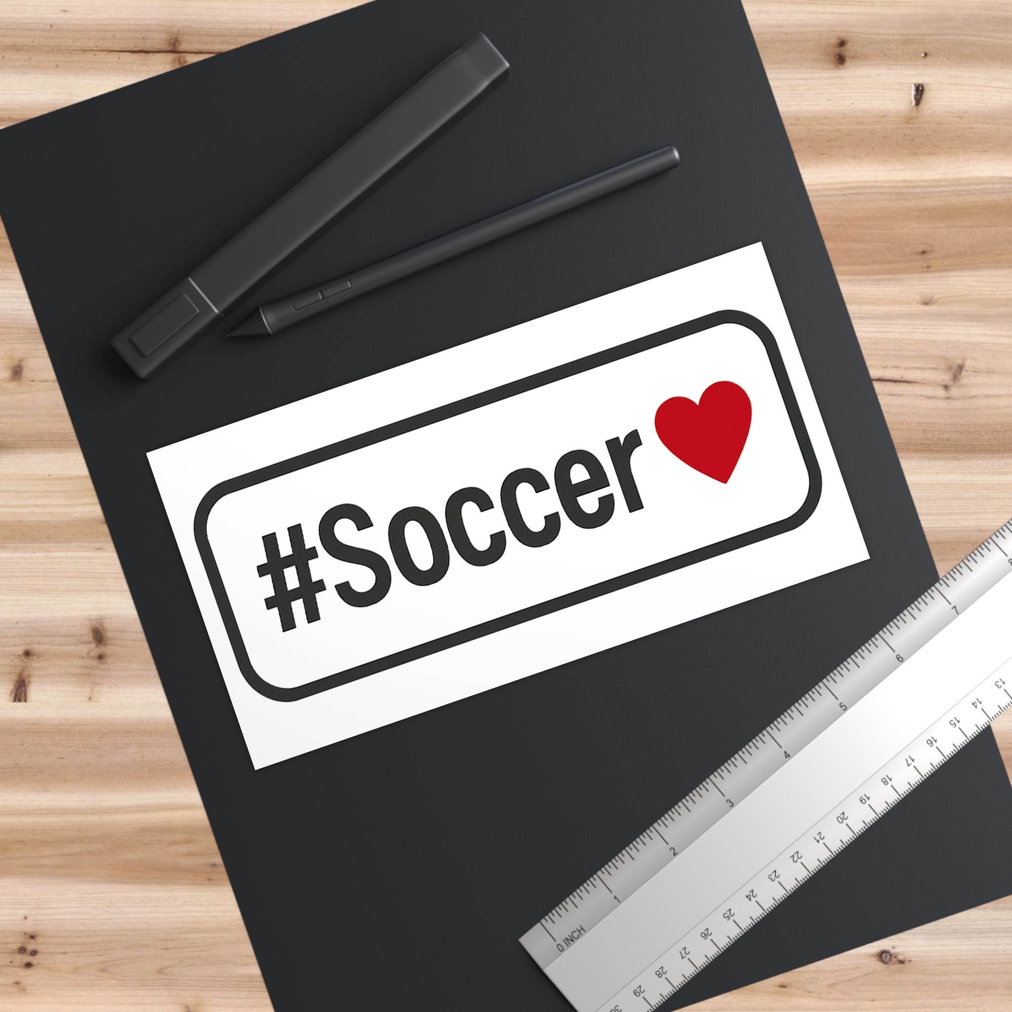 Soccer Love Bumper Sticker