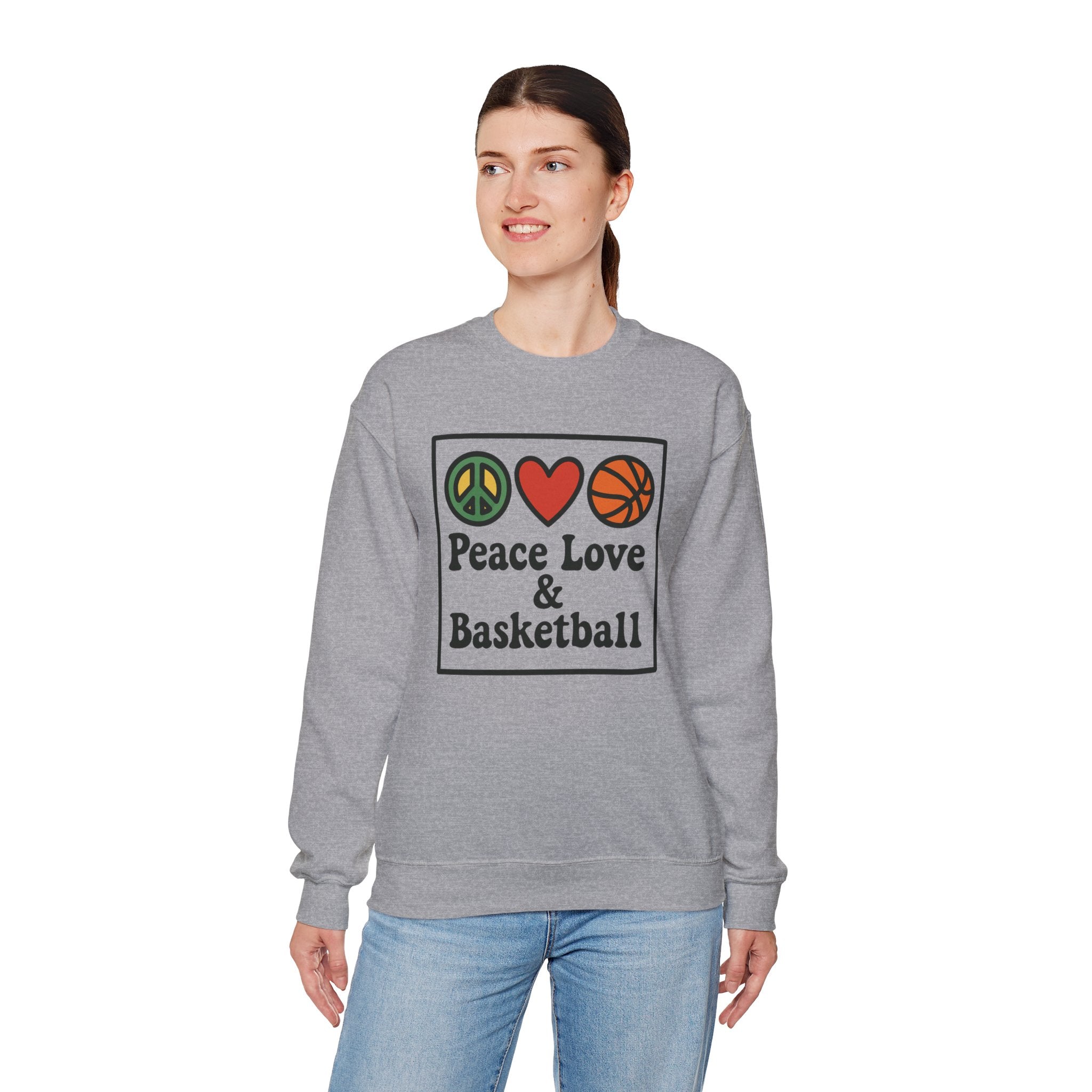 Peace Love & Basketball Sweatshirt