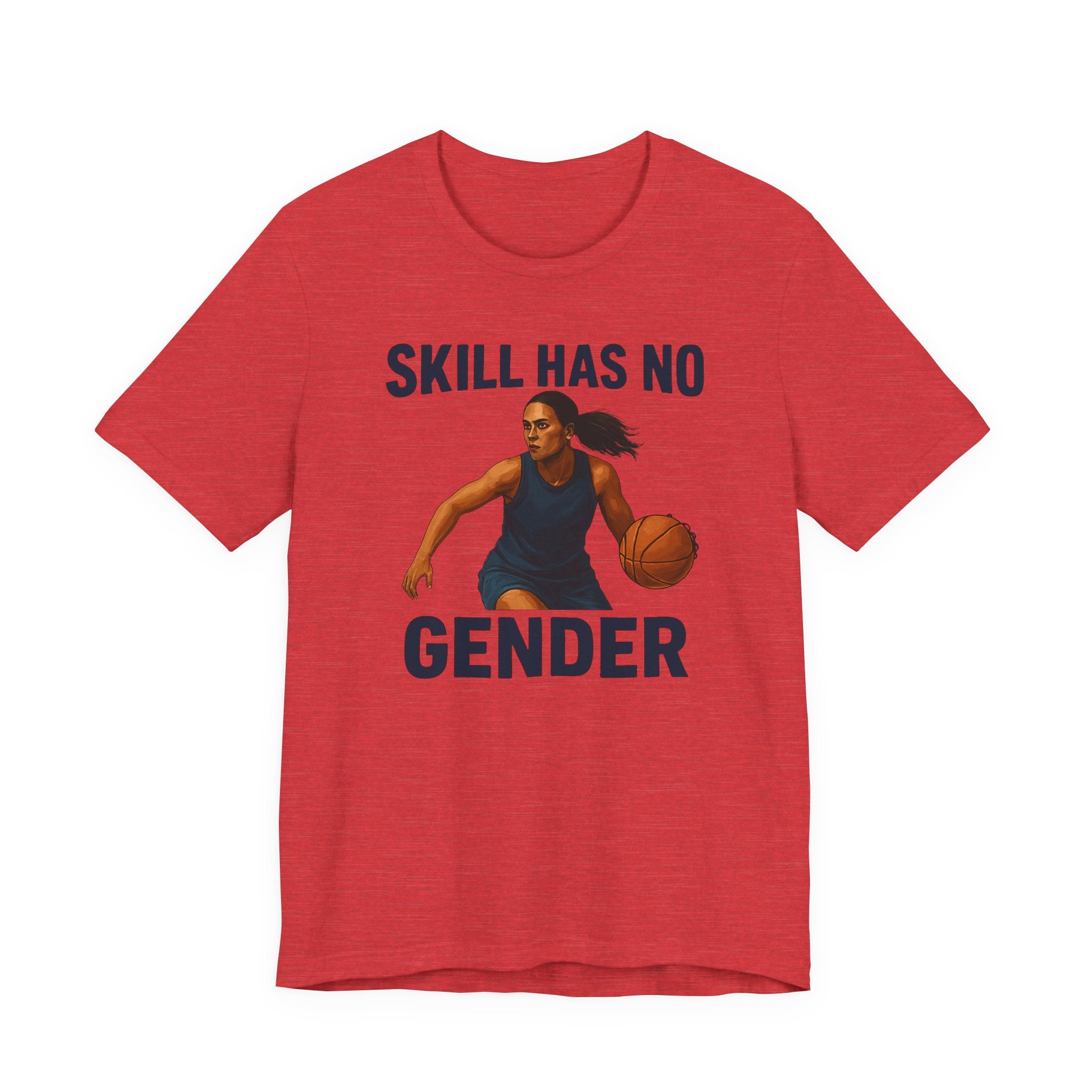 Empowering Basketball Tee - Skill Has No Gender