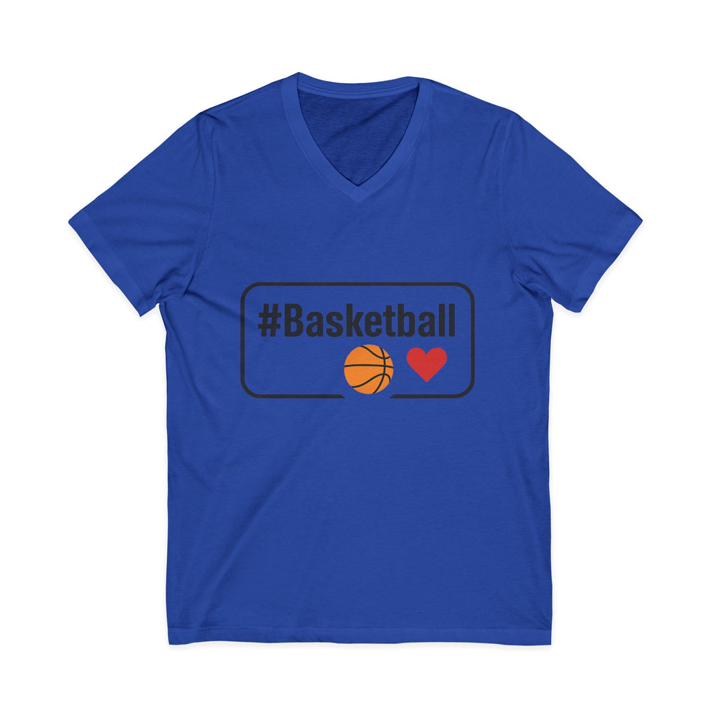 Basketball Love V-Neck Tee