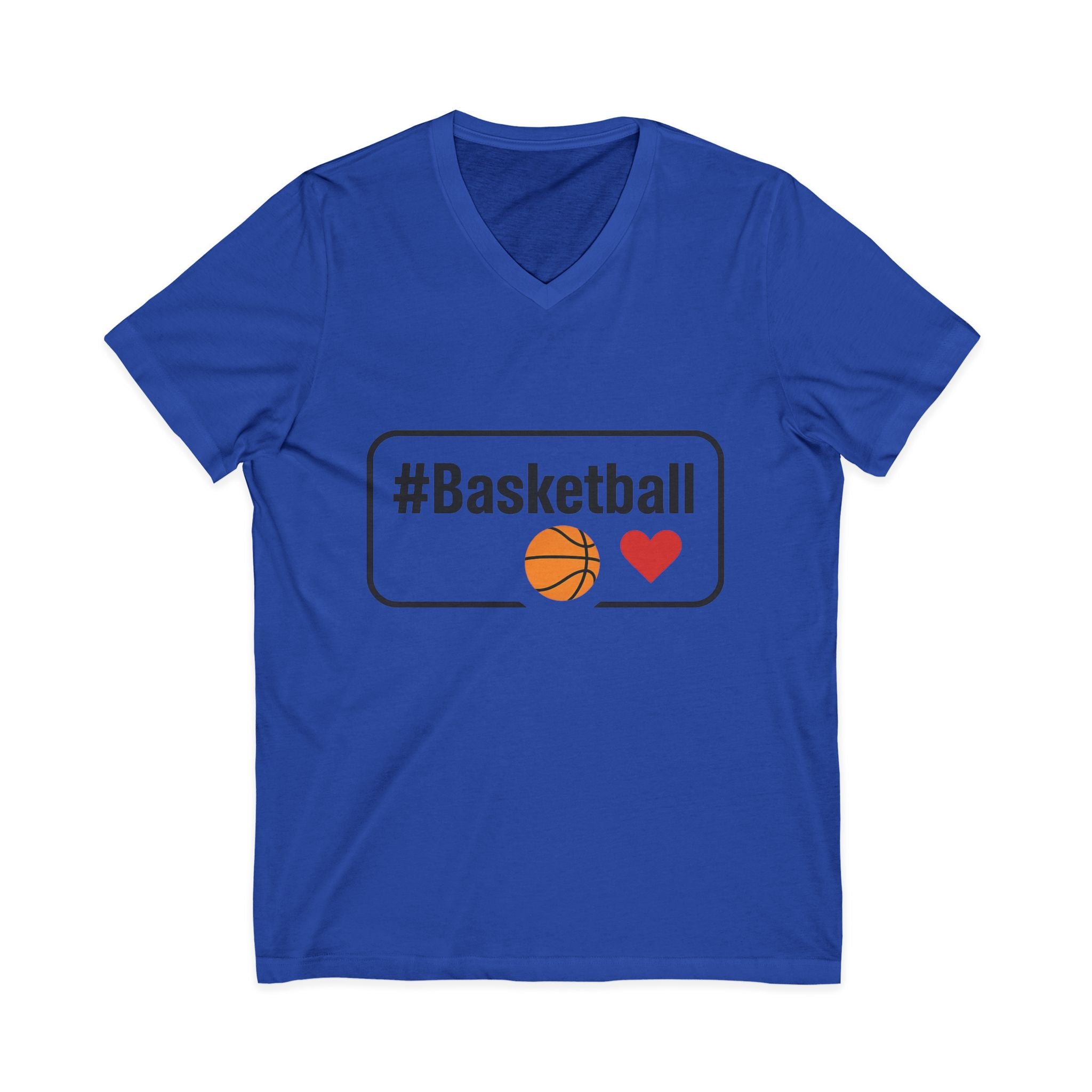 Basketball Love V-Neck Tee