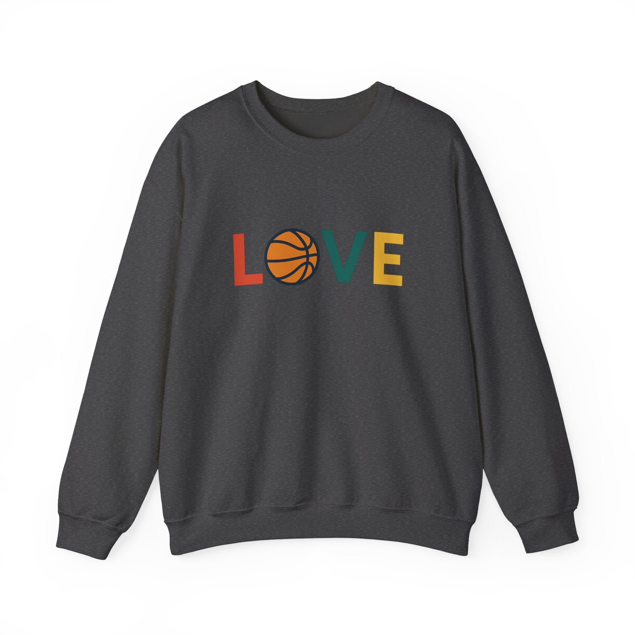 Love Basketball Sweatshirt, Unisex Crewneck