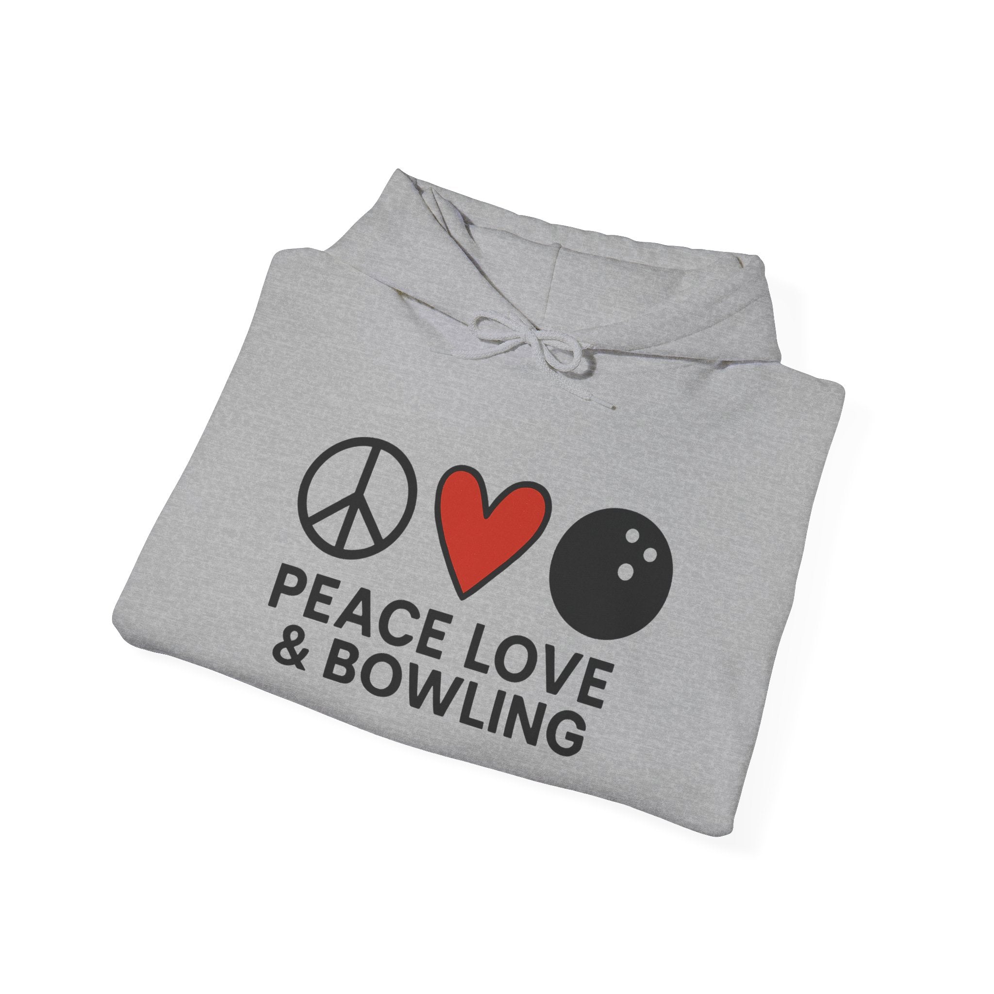 Peace Love & Bowling Hoodie