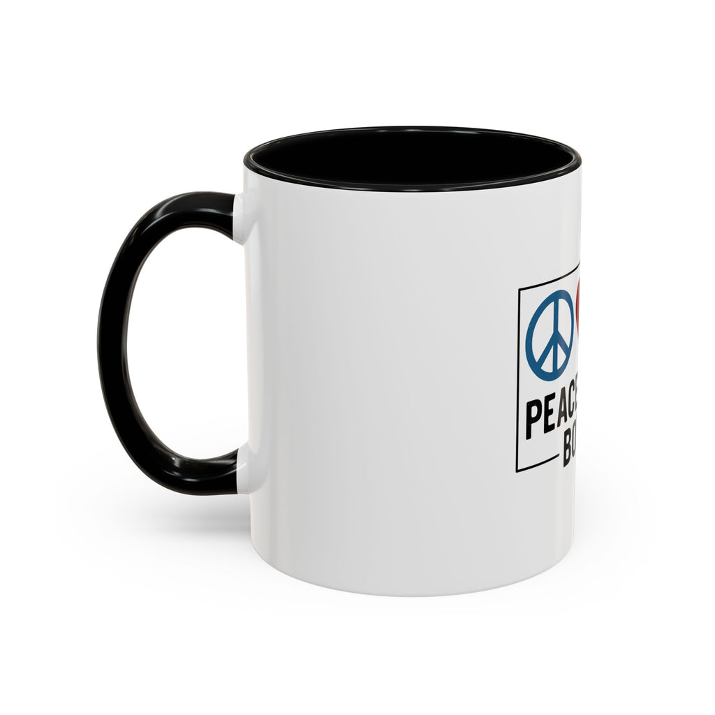 Peace Love & Boxing Mug | Accent Coffee Mug