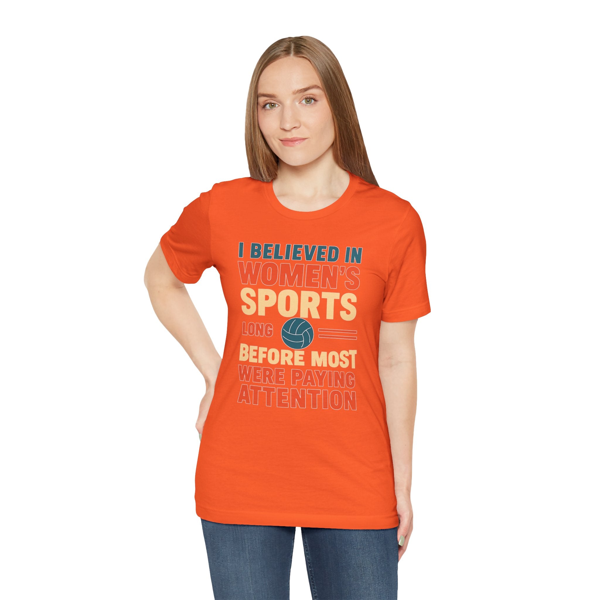 Women's Sports Pride Tee - I believed In Women's Sports