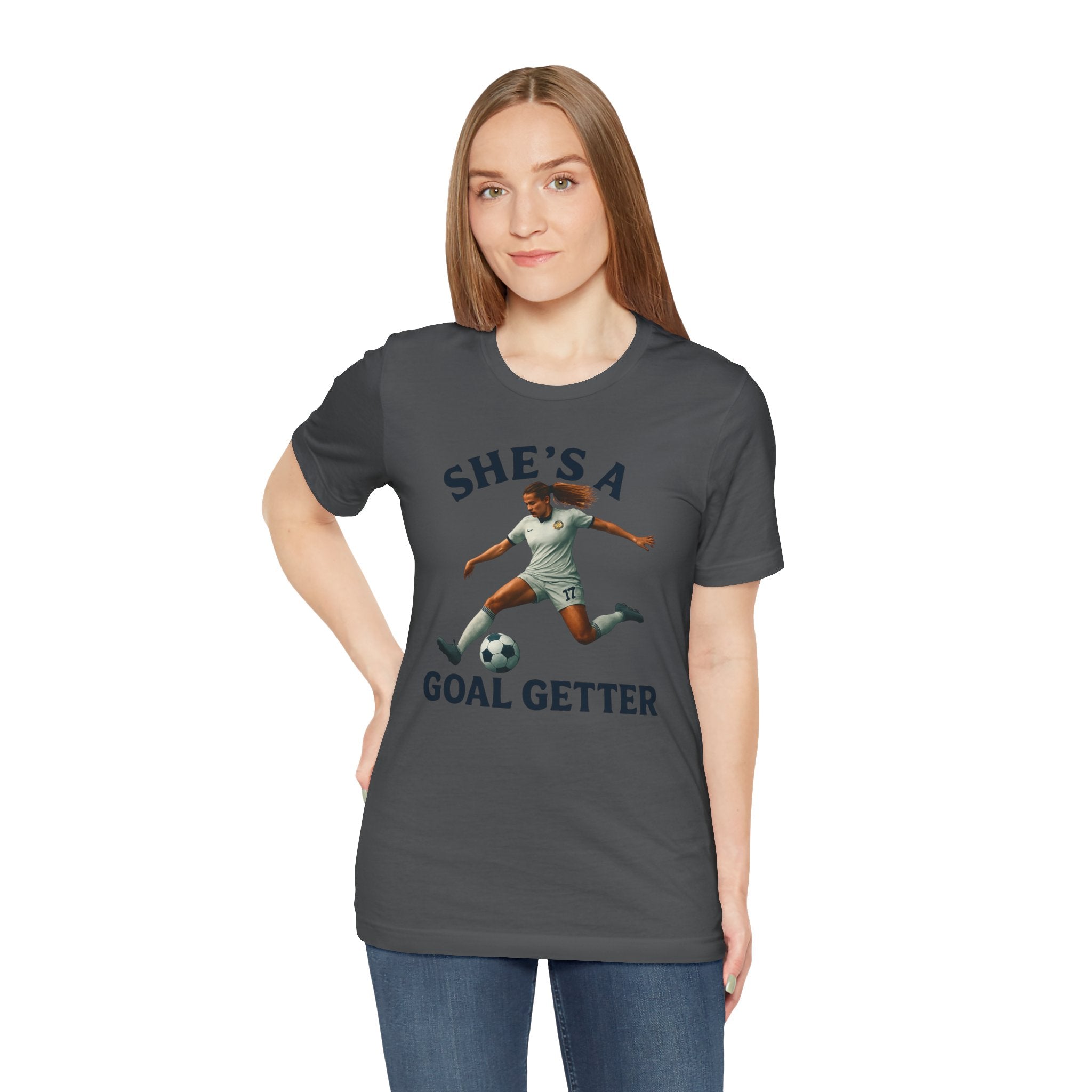 Goal Getter Unisex Jersey Tee | Soccer Shirt for Sports Lovers