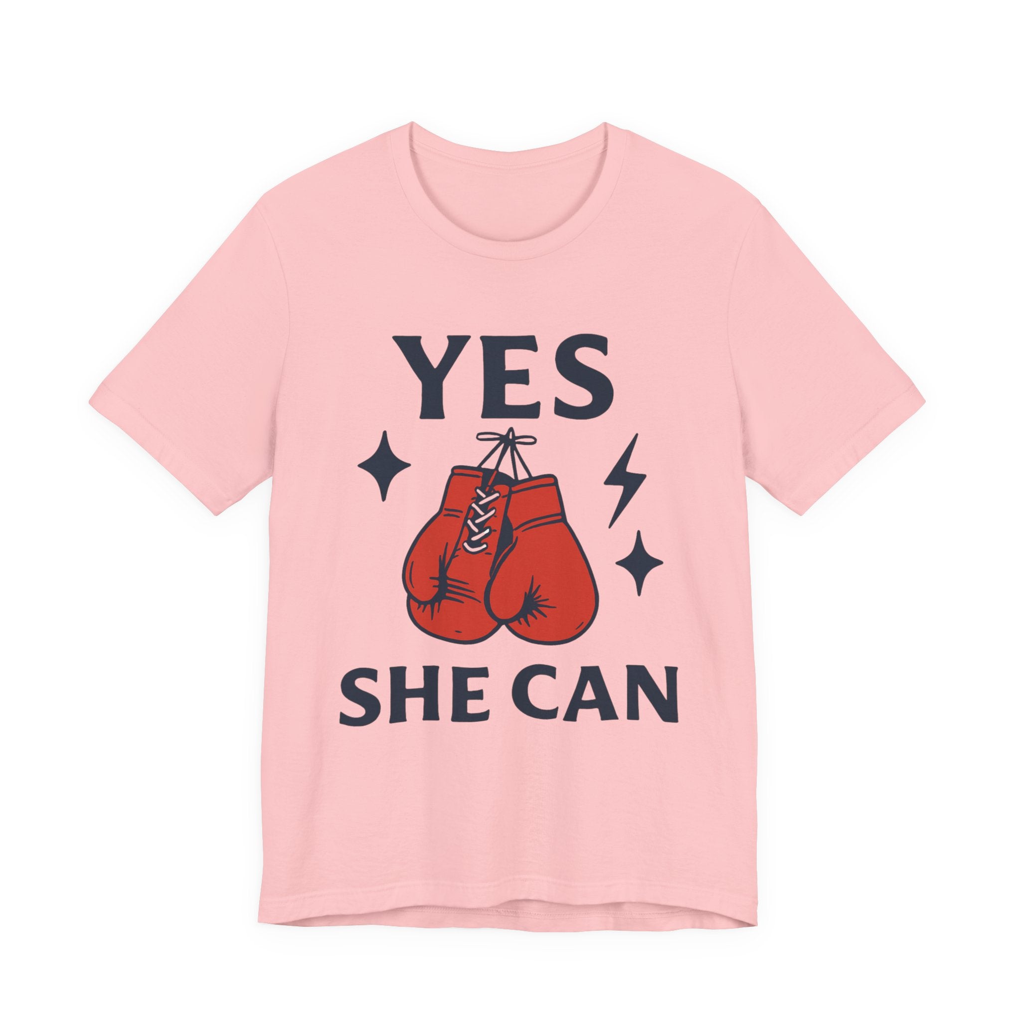 Yes, She Can Boxing Unisex Tee