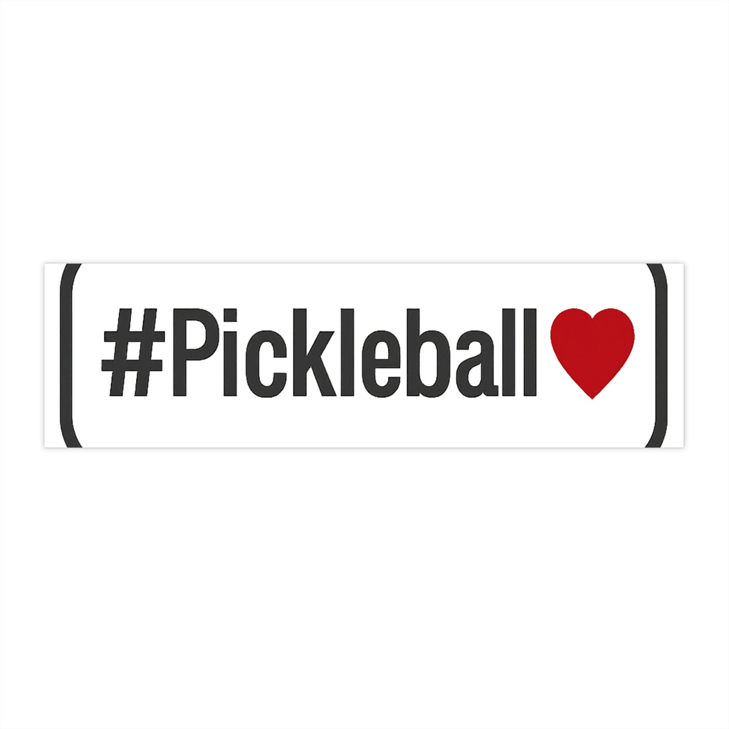 Pickleball Love Bumper Sticker
