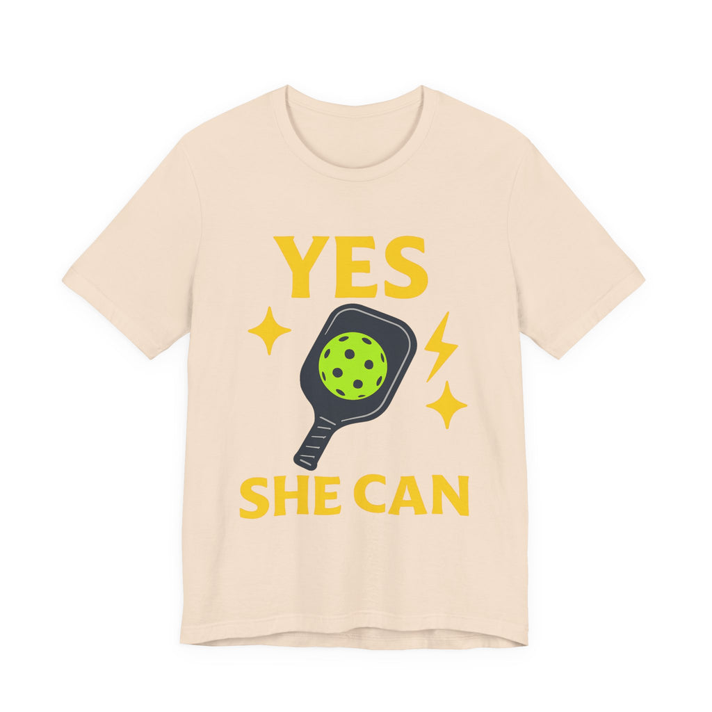 Yes, She Can Pickleball Unisex Tee