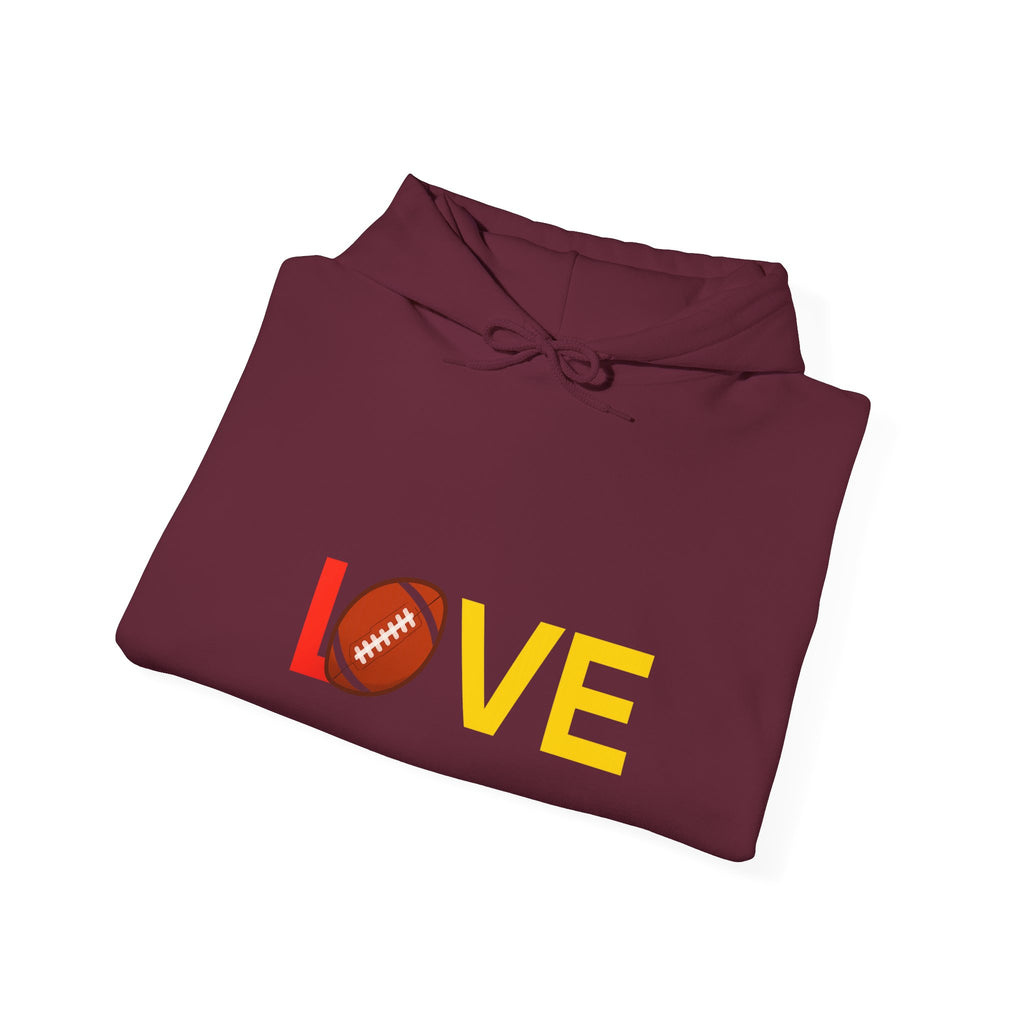 Football Love Hoodie - Heavy Blend