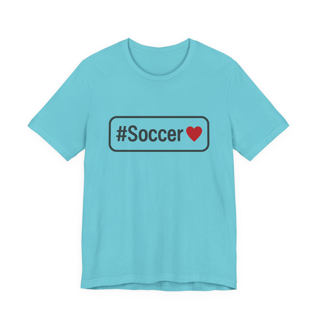 #Soccer Love Unisex Tee – Perfect for Fans