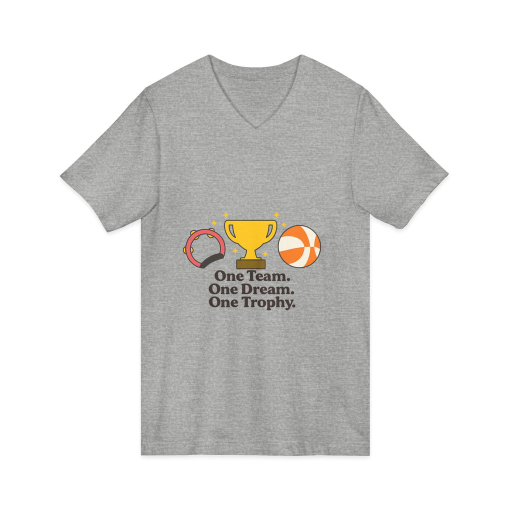 Unisex Jersey Short Sleeve V-Neck Tee