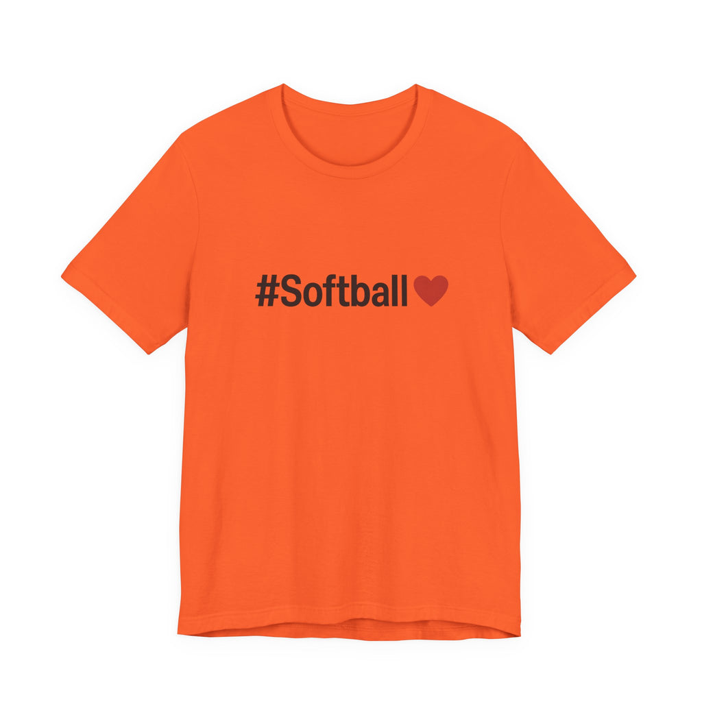 Softball Love Tee - Unisex Jersey Short Sleeve Shirt
