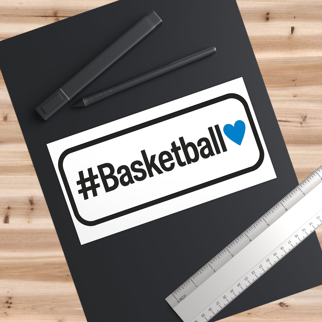 Basket Love Bumper Sticker