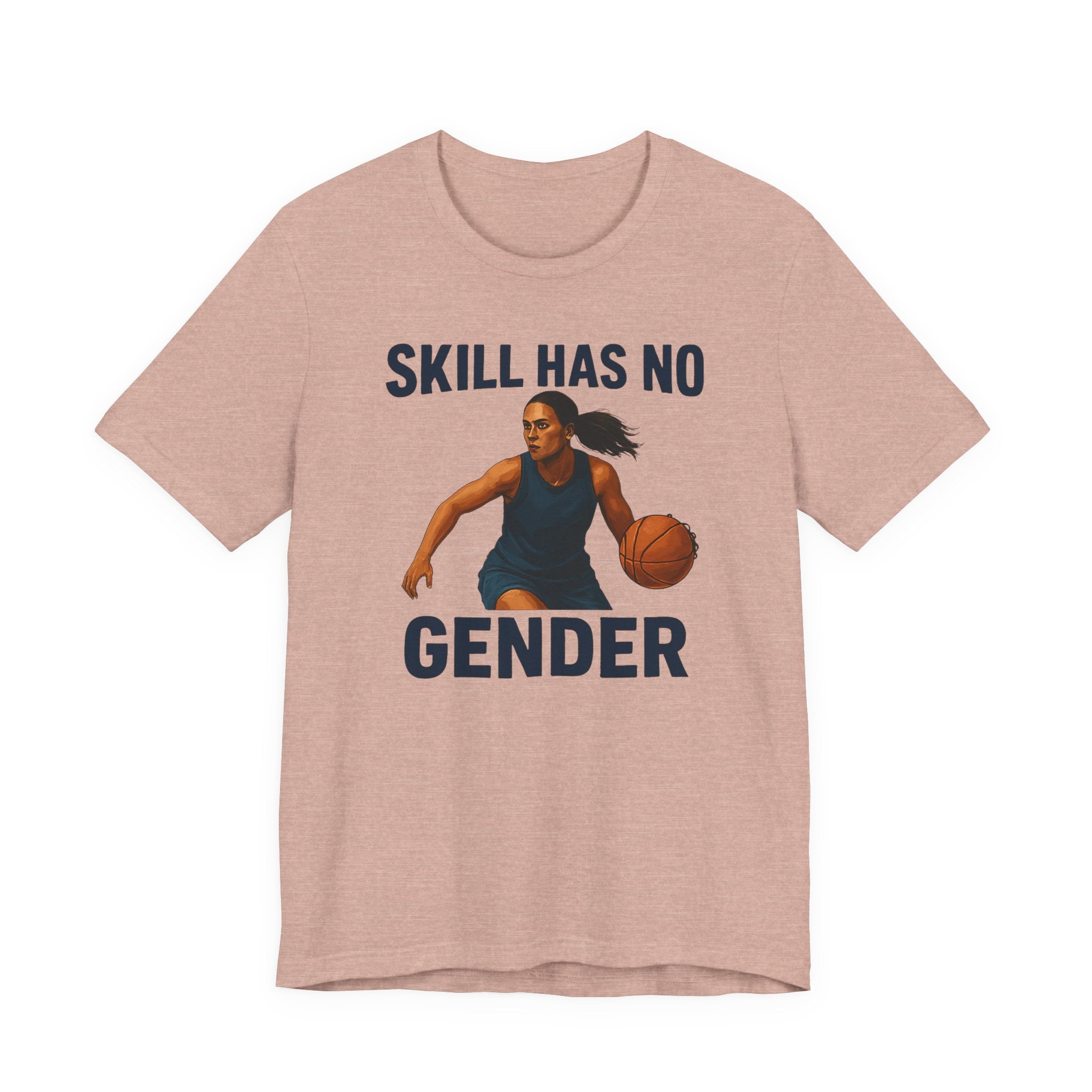Empowering Basketball Tee - Skill Has No Gender