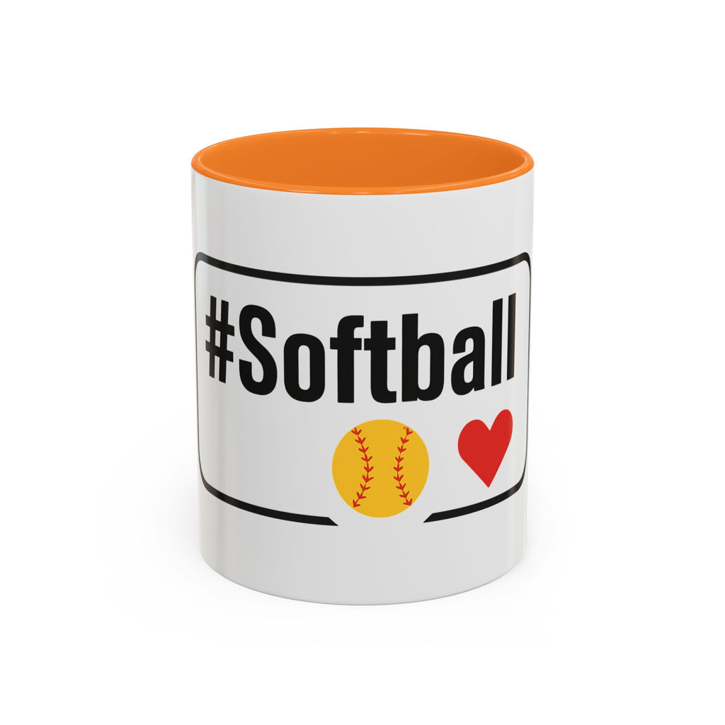 Softball Lover's Colorful Coffee Mug - 11oz & 15oz