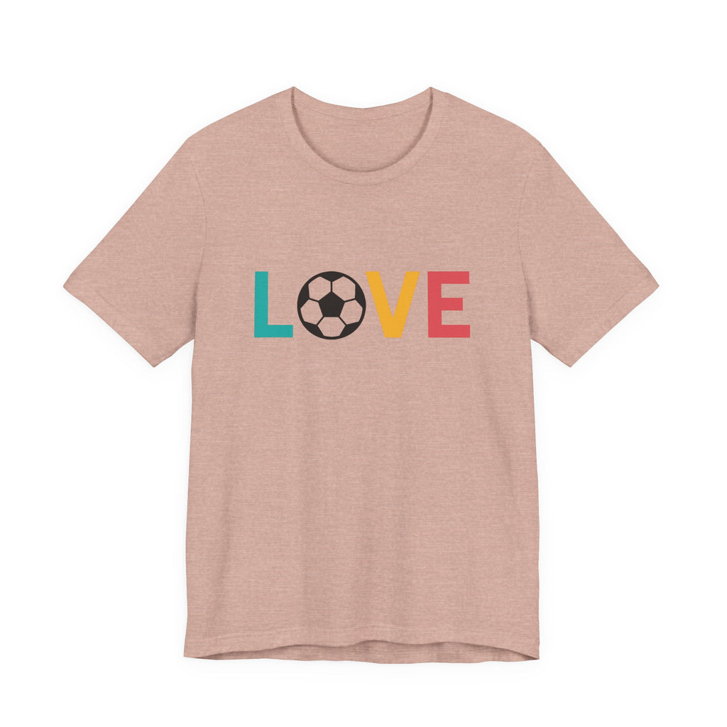 Love Soccer Unisex Tee, Sports Fan Shirt